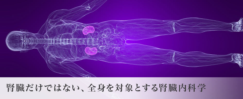 腎臓だけではない、全身を対象とする腎臓内科学